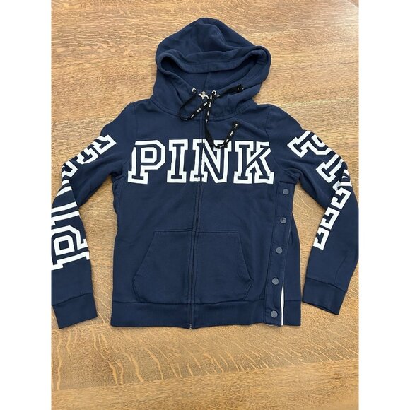 Victoria's Secret Tops - PINK Victoria’s Secret Zip hoodie size‎ S
